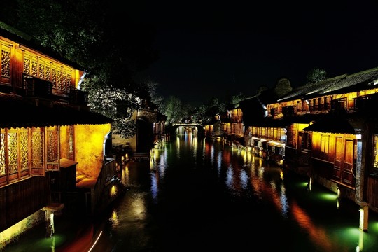 烏鎮(zhèn) 西柵 夜景