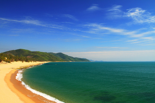 湛藍(lán)的海灣