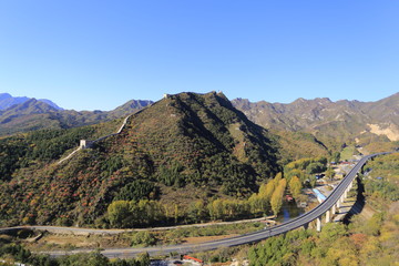 美麗的 北京 河防口長(zhǎng)城