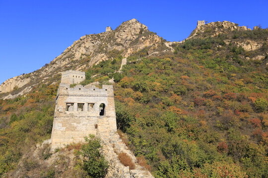 北京 河防口長城 秋天美景