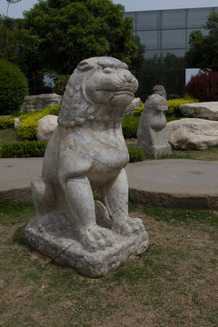 西安唐苑 石雕 獅子