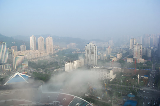 城市云海