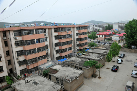 小區(qū)樓房俯瞰