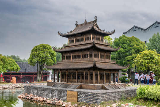 清朝岳陽樓模型