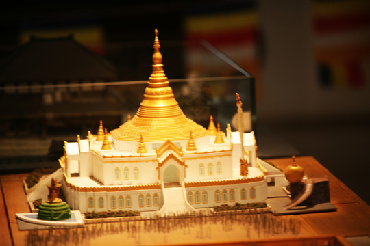 白馬寺模型 洛陽佛教寺廟