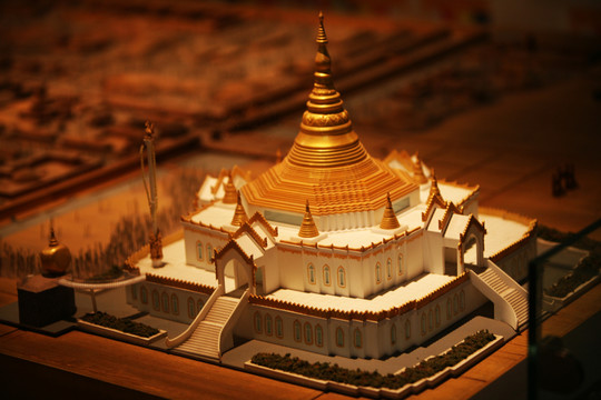 白馬寺模型 洛陽佛教寺廟
