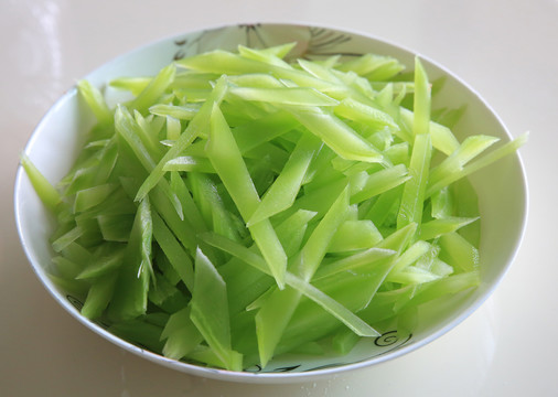 青筍 美食 涼菜 萵筍 筍絲