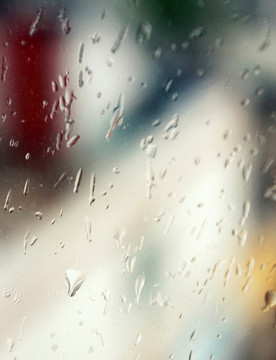 雨滴 窗戶