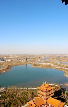 黃河樓上看黃河