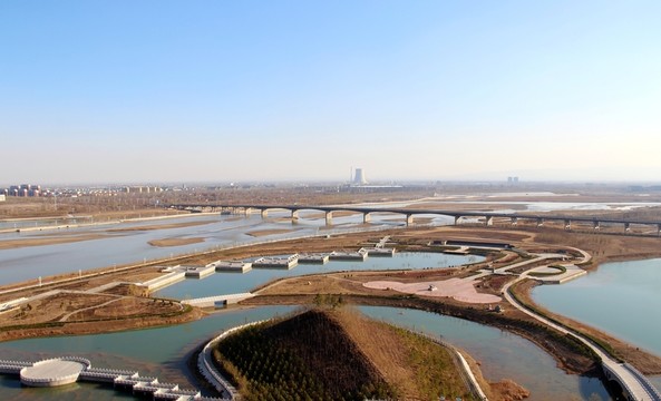 黃河樓上看黃河