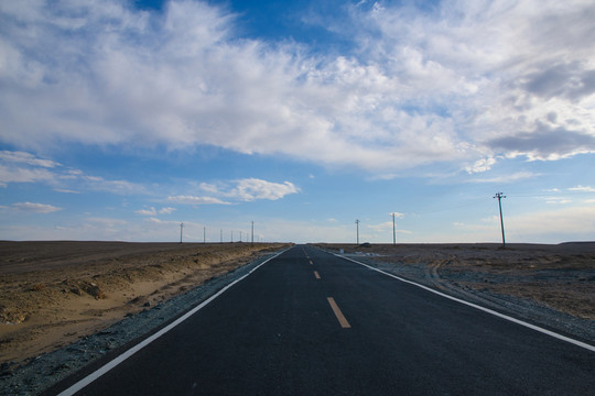 戈壁灘公路