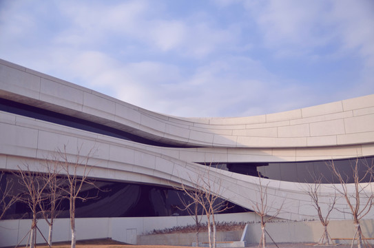 現(xiàn)代建筑 華夏河圖 美術(shù)館
