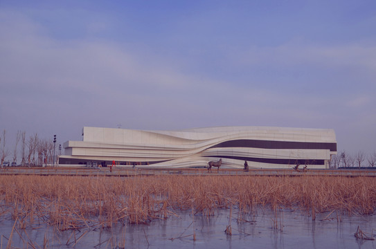 現(xiàn)代建筑 華夏河圖 美術(shù)館