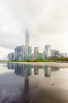 深圳風光 市民中心