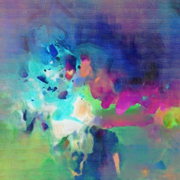 抽象油畫