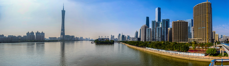 廣州塔珠江新城全景