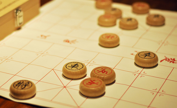 棋盤上的中國象棋