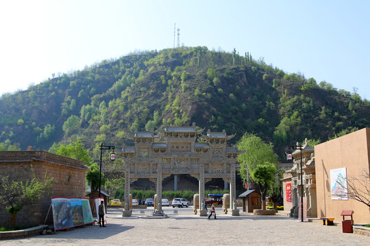 景區(qū)大門 牌坊門樓