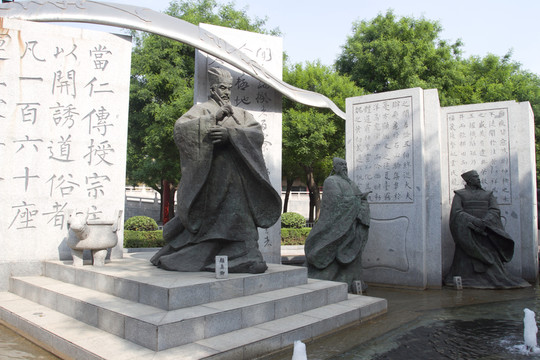 大唐不夜城 顏真卿 雕塑