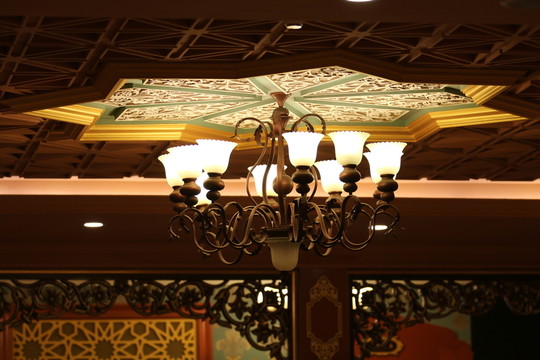 茹仙古麗內(nèi)景吊燈