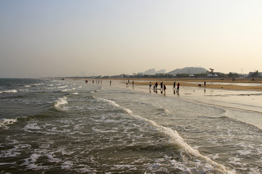 海浪沙灘