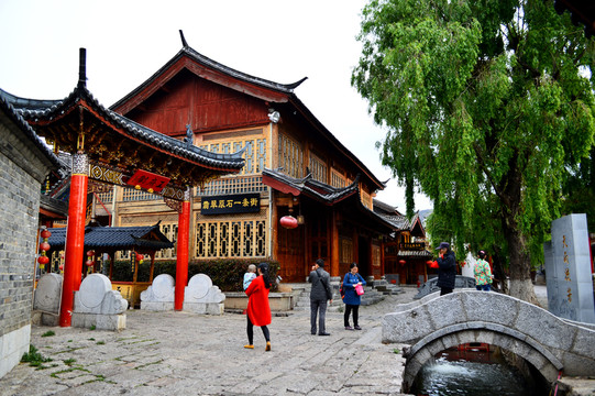 云南麗江古鎮(zhèn)王府街