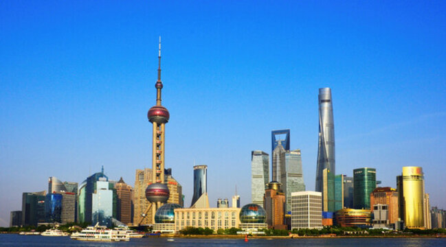 上海陸家嘴全景圖