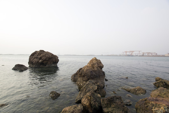 海岸礁石