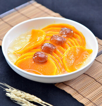 養(yǎng)生蜜棗蒸南瓜