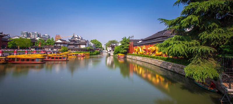 秦淮河全景