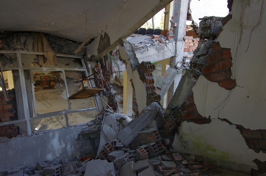 汶川地震遺址