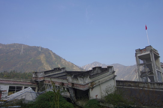 映秀漩口中學(xué)地震遺址