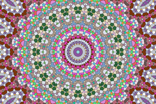 拼花花型 抽象背景 無(wú)分層