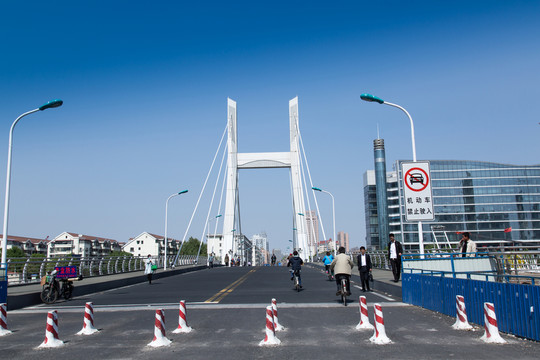 獨塔斜拉橋 海河劉莊橋