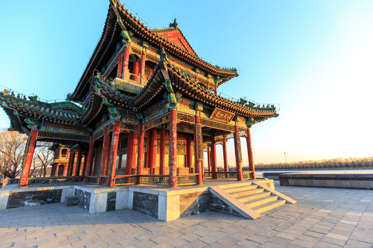 北京頤和園南湖景明樓