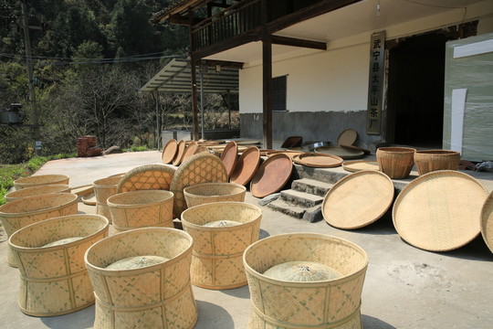 竹筐 竹編 農(nóng)具 簸箕 農(nóng)村