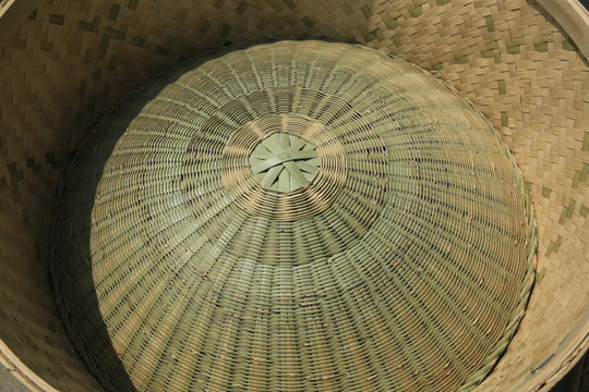 竹筐 竹編
