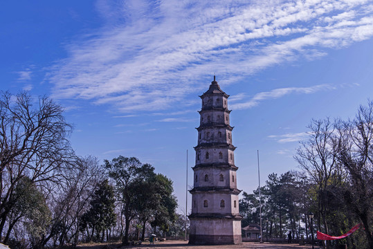 冬日的古村