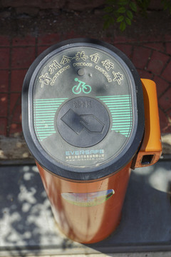 公共自行車讀卡區(qū)