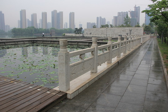 池塘護(hù)欄