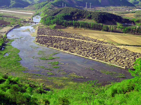 河流與造田地