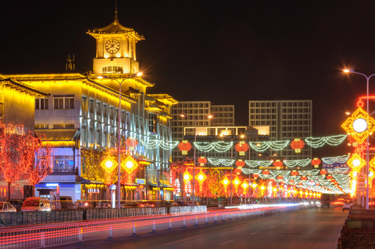 天津楊柳青夜景