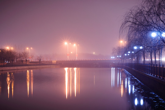 天津楊柳青夜景
