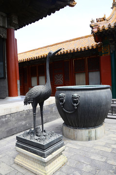故宮銅鶴