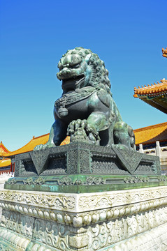 故宮銅獅