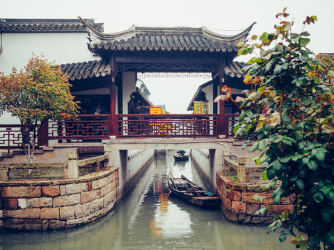 甪直古鎮(zhèn) 小橋流水小船