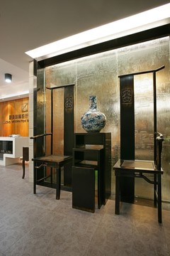 大堂 服務(wù)臺(tái) 展示設(shè)計(jì)