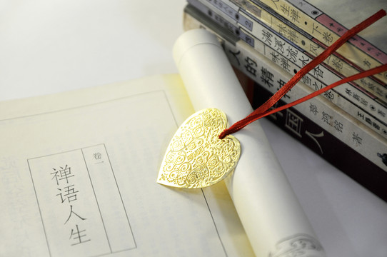 愛心書簽