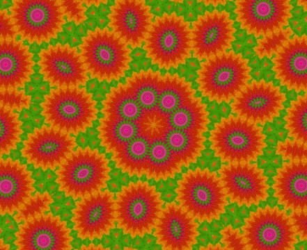 傳統(tǒng)花色花型紋理圖案