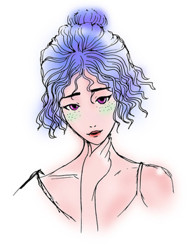 插畫女孩